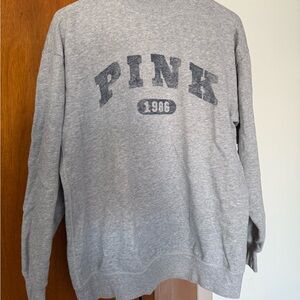 PINK oversized crewneck